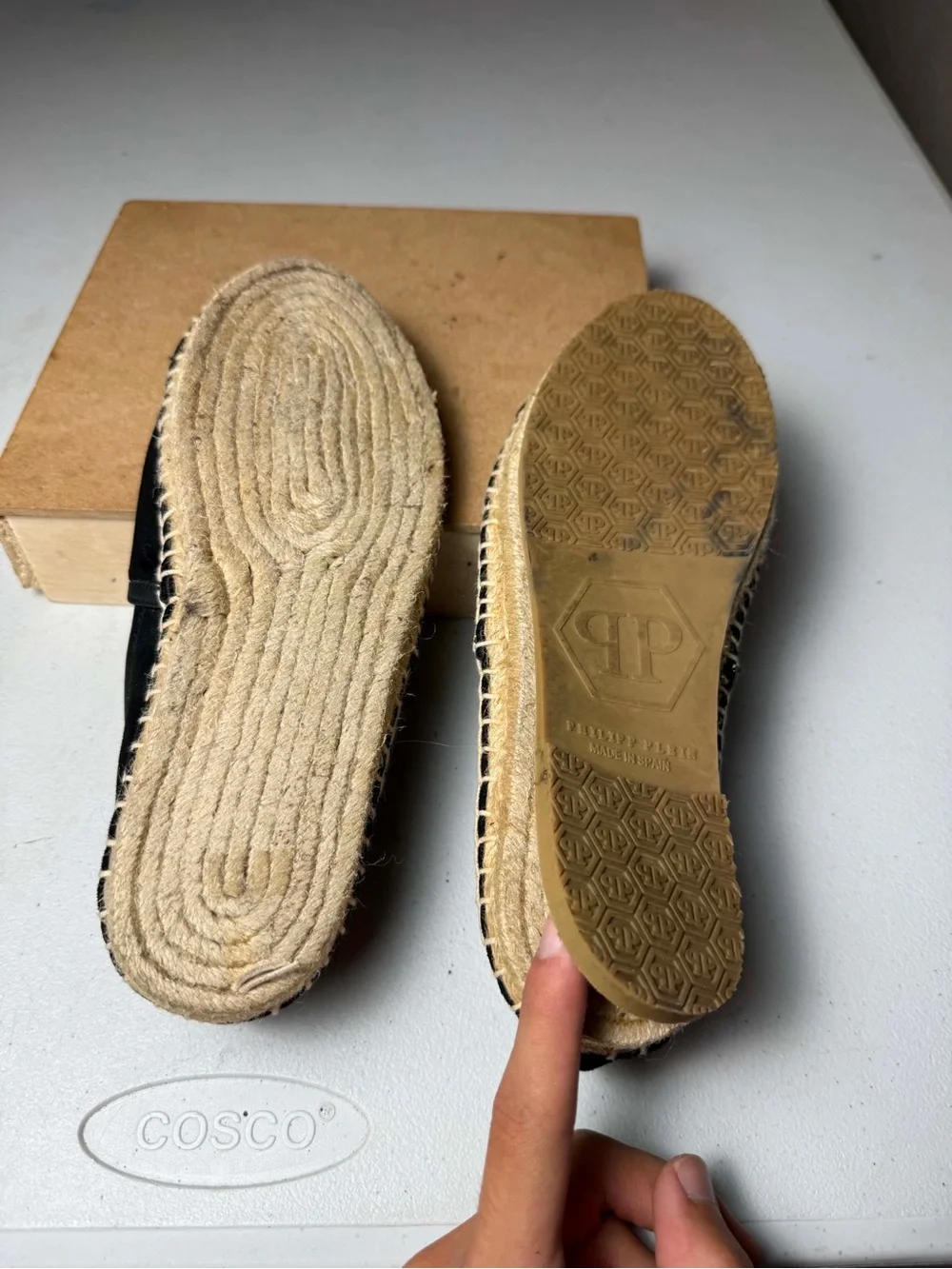 Damage Philipp Plein Chilling Times Slip On Espadrilles Sz 39 / US 9